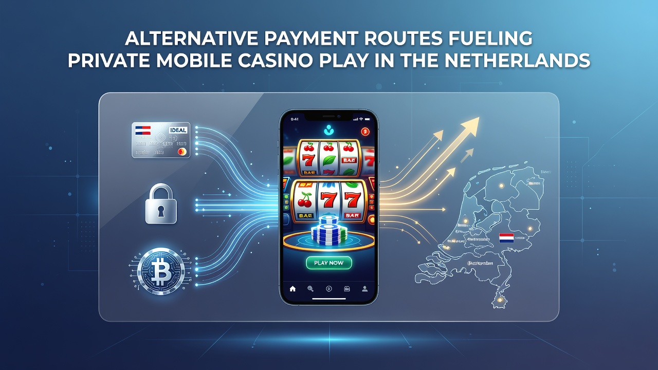 Mobiele casino interfaces met diverse betaalmethoden in Nederland