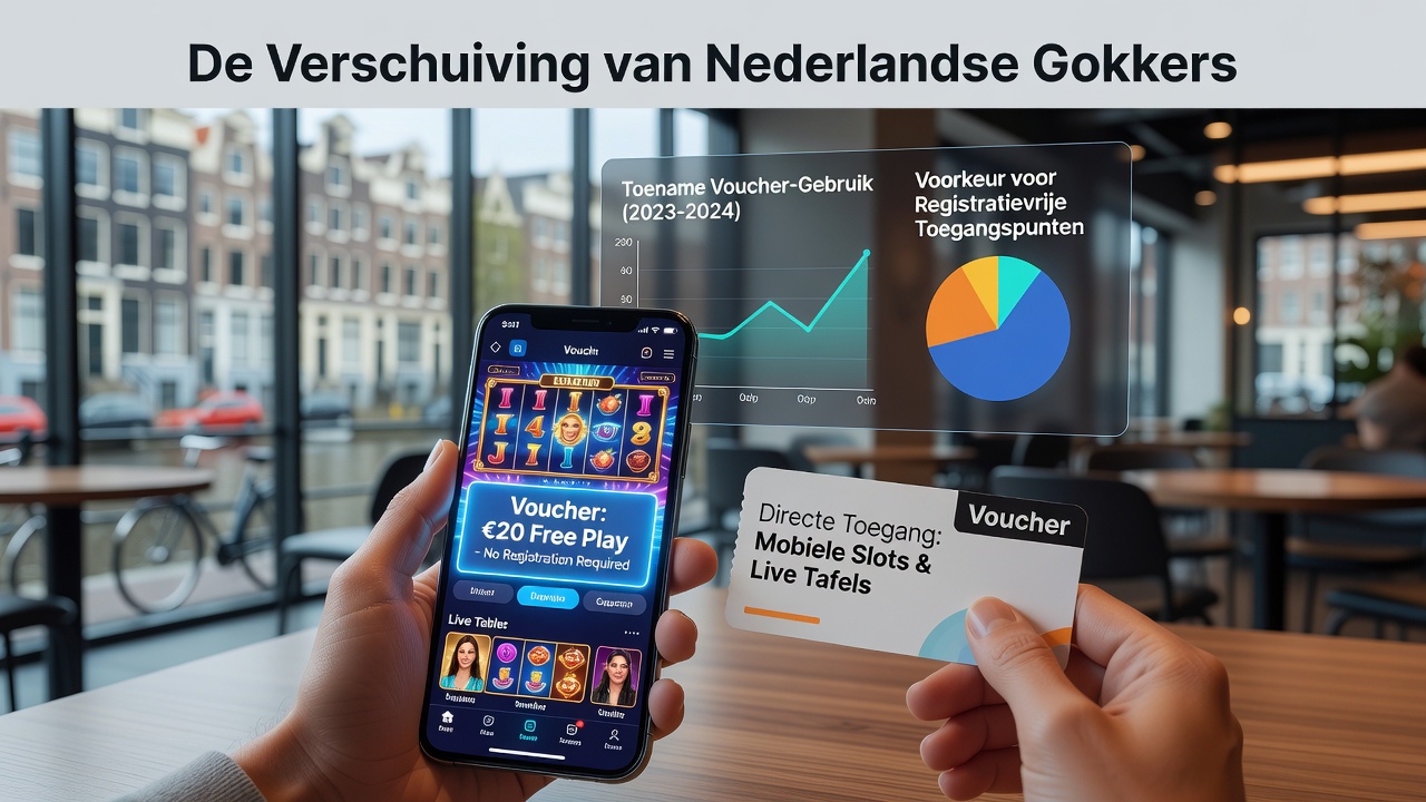 Nederlandse spelers gebruiken vouchers voor snelle toegang tot mobiele slots en live tafels zonder registratie