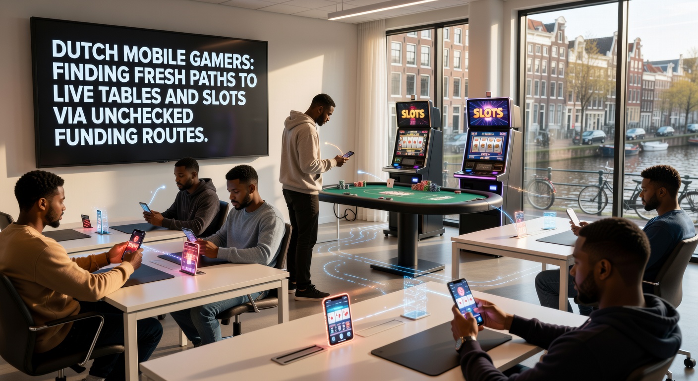 Mobiele gamers die live tafels en slots benaderen via smartphones met diverse betaalopties