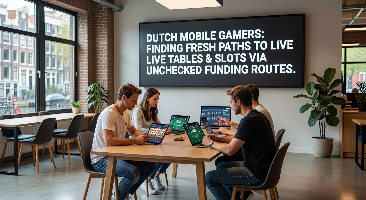 Smartphone scherm met live dealer interface en slotspellen die via ongecontroleerde routes worden gefinancierd