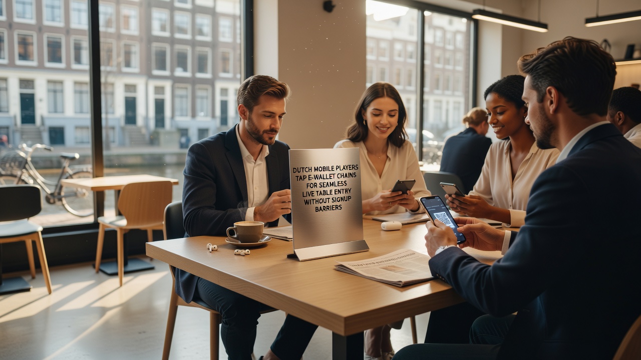 Mobiele spelers in Nederland die e-wallet ketens gebruiken voor snelle live tafel toegang