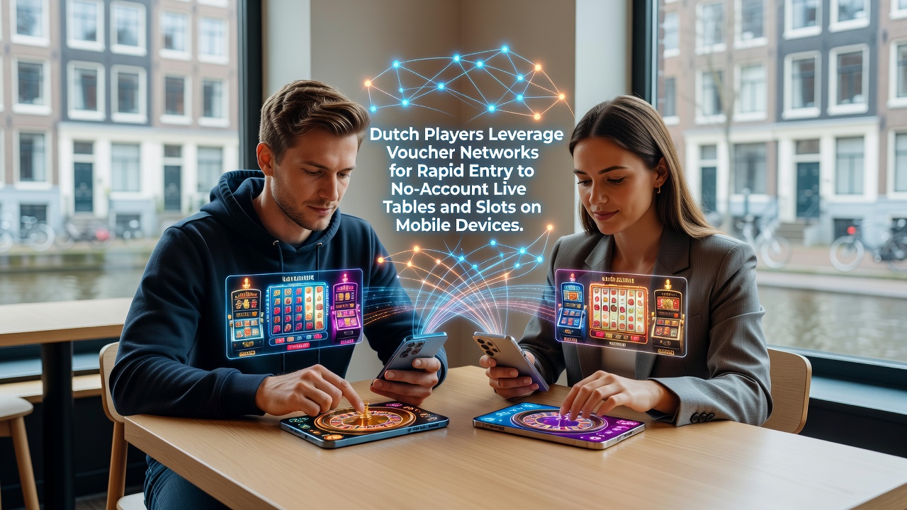 Nederlandse spelers gebruiken voucher netwerken op mobiele apparaten voor snelle toegang tot live tafels en slots zonder account