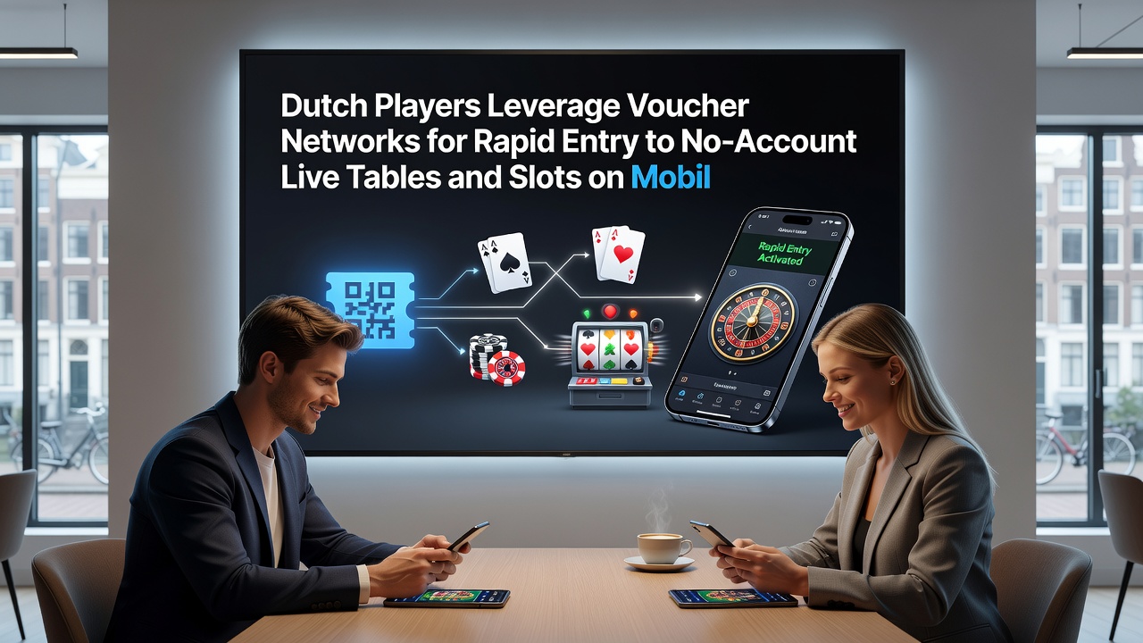 Mobiele voucher transacties voor accountloze slots en live tafels in Nederland