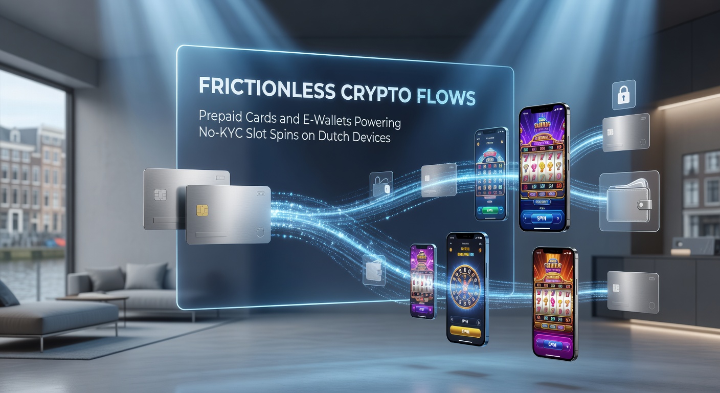 Voorbeeld van een e-wallet interface met crypto-storting naar een slot-game op een Nederlands mobiel scherm