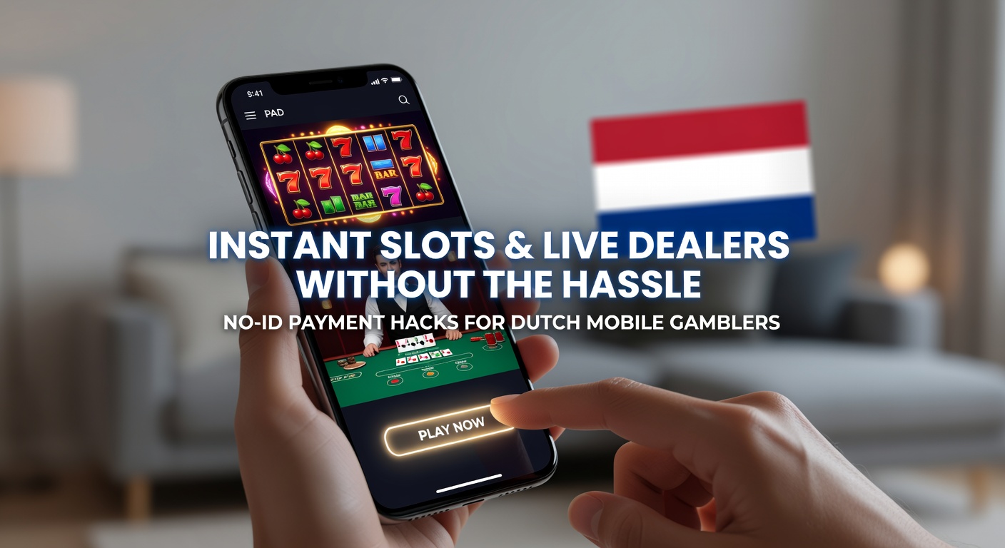 Overzicht van no-ID betaalopties zoals pay-by-phone en crypto voor snelle slots en live casino op Nederlandse mobieltjes