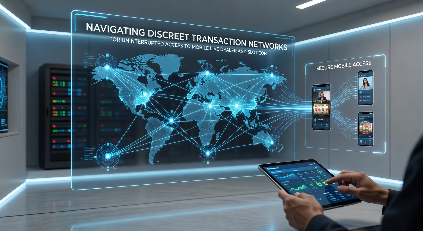 Mobiele interface met live dealer en slotcontent via discreet transactienetwerk in een gelicentieerde jurisdictie