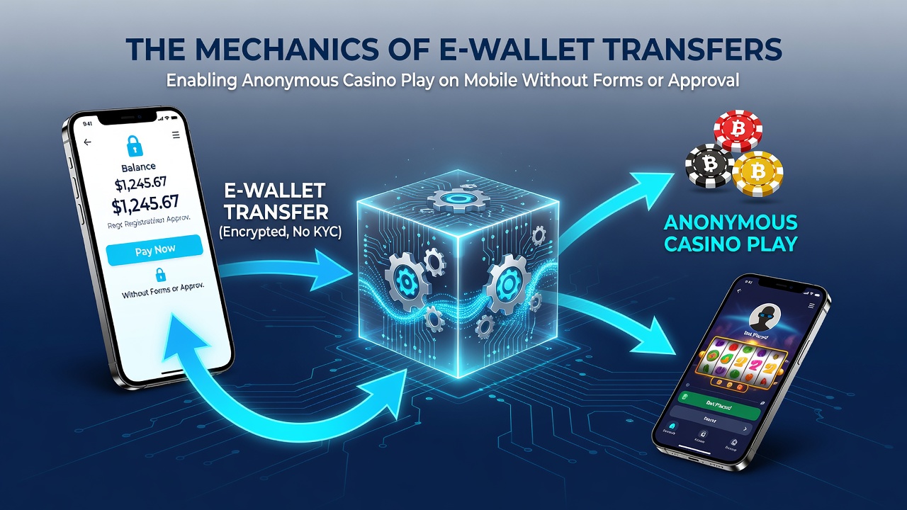 Diagram van veilige e-wallet transacties zonder goedkeuringsformulieren
