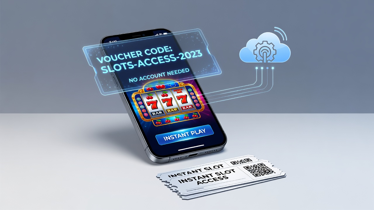 Mobiele interface met voucher inwisseling voor instant slot toegang