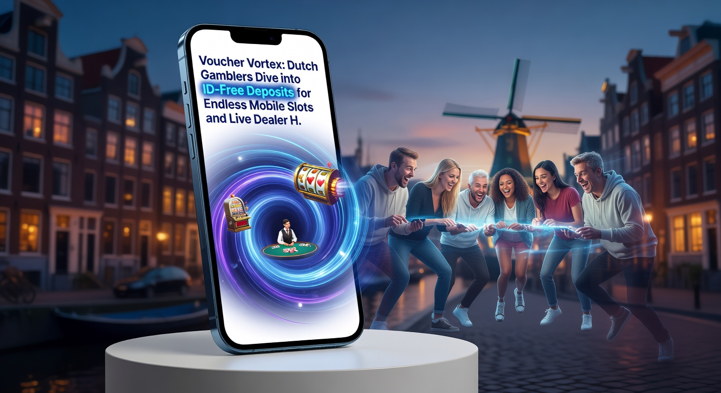 Close-up van een Paysafecard voucher die wordt ingescand op een smartphone, met een live dealer blackjack-tafel op de achtergrond en draaiende slotrollen